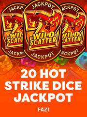 20 Hot Strike Dice Jackpot game icon by Fazi