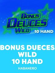 Bonus Deuces Wild 10 Hand game icon by Habanero