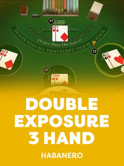 Blackjack Double Exposure 3 Hand game icon by Habanero