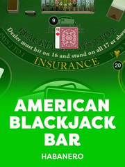 American Blackjack BAR game icon by Habanero