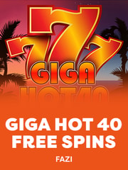Giga Hot 40 Free Spins game icon by fazi
