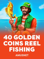 40 Golden Coins: Reel Fishing game icon by Amusnet 