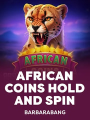 African Coins Hold and Spin game icon by BarbaraBang