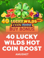 40 Lucky Wilds Hot Coin Boost game icon by Amusnet